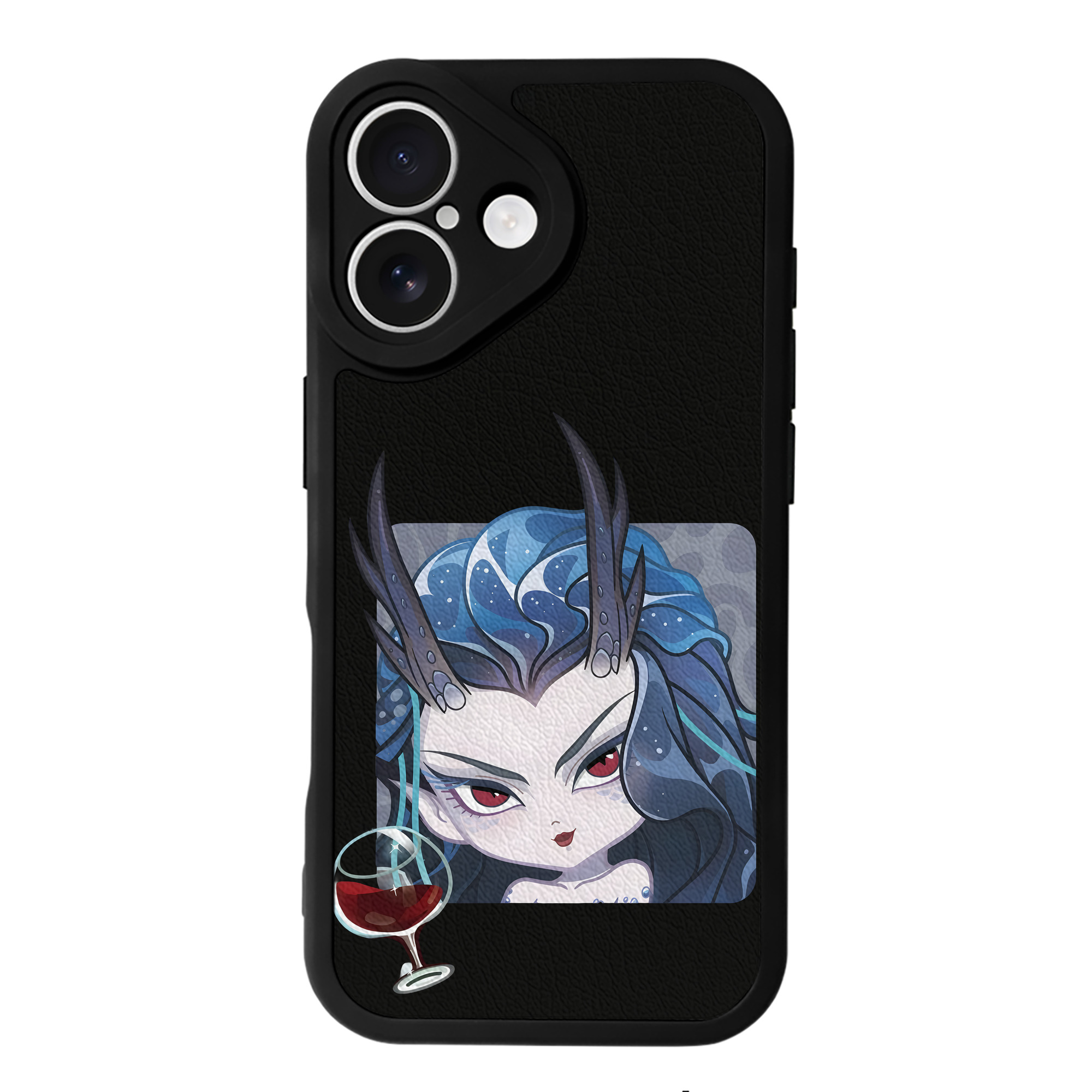 （画像用） Ne Zha 2 ナタ 魔童の大暴れ 【iPhone 16シリーズ対応】シリコンスマホケース（レザー調） 材質：シリコン